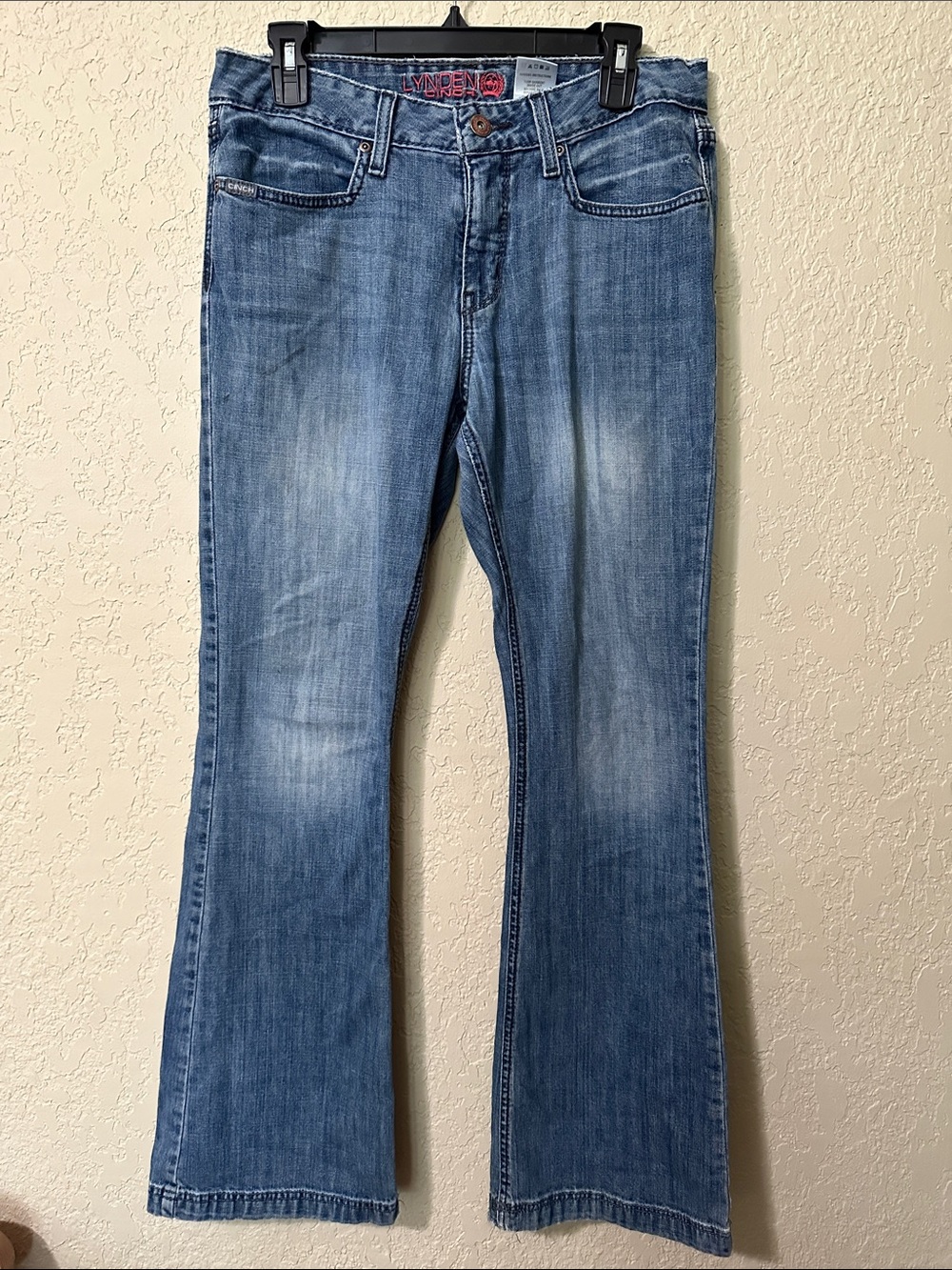 Linden Cinch Women's Light Blue Flare Jeans 28R